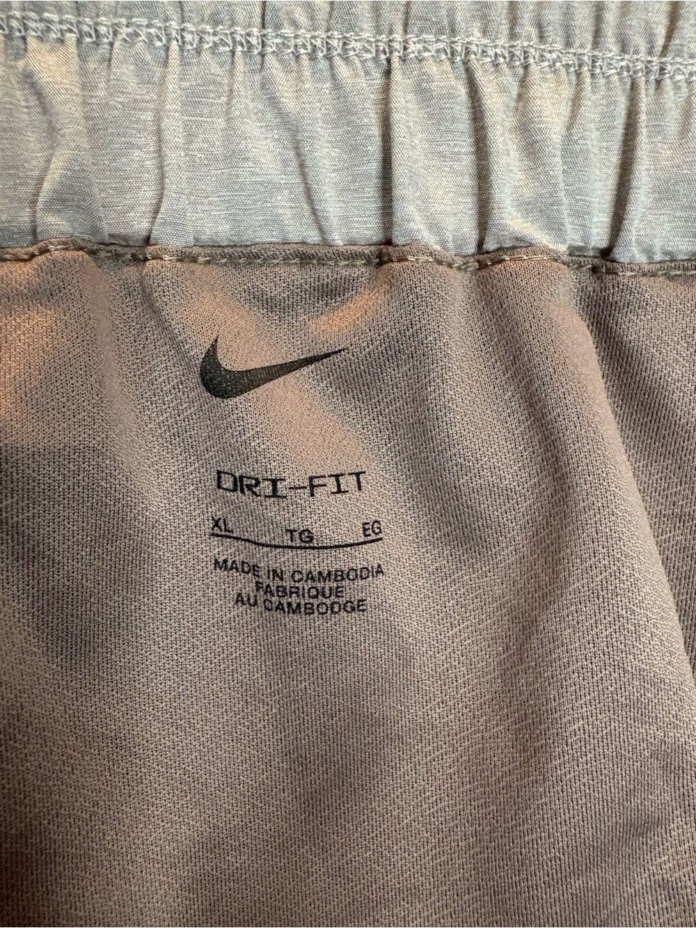 Nike Dri-FIT Running Shorts Women’s Sz XL in light brown - Picture 5 of 6